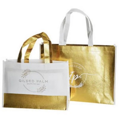 Quilted Non-Woven Reusable Gift Tote