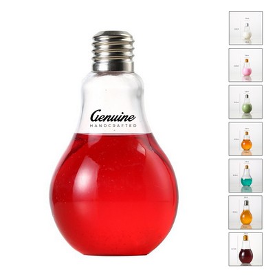 16.9oz PET Plastic Light Bulb Drink Bottle