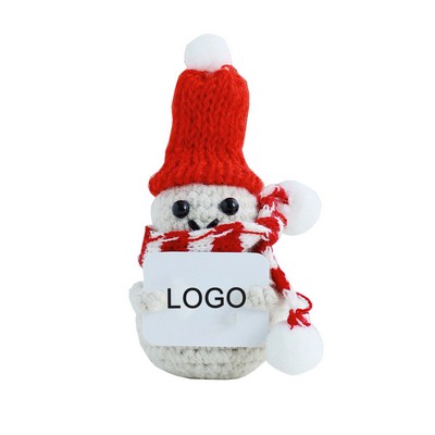 Potato Mood Crochet Doll with a Scarf and a Hat