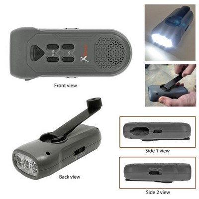4" 1 Rechargeable Emergency Dynamo Radio/Flashlight/Siren/Power bank