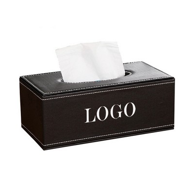 Hotel Car Leather Tissue Box