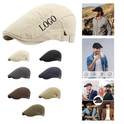 British Style Cotton Beret Cap