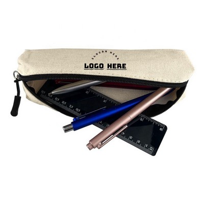Cotton Canvas Tube Pencil Case