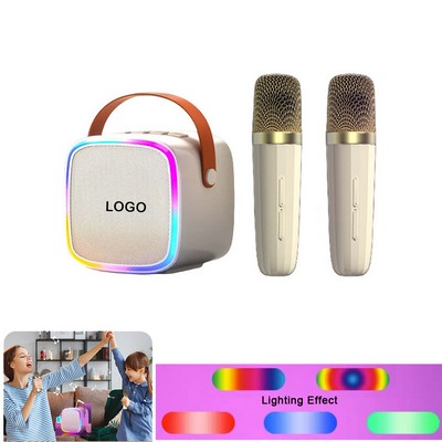 Custom Smart Karaoke Machine With 2 Wireless Microphone