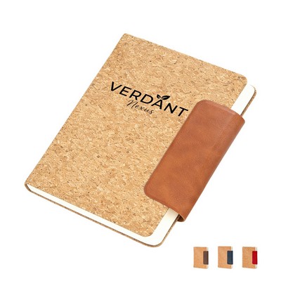 Cork Hardcover Notebook with PU Magnetic Closure