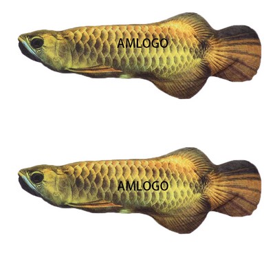 Catnip-Infused Plush Fish Pillow Toy