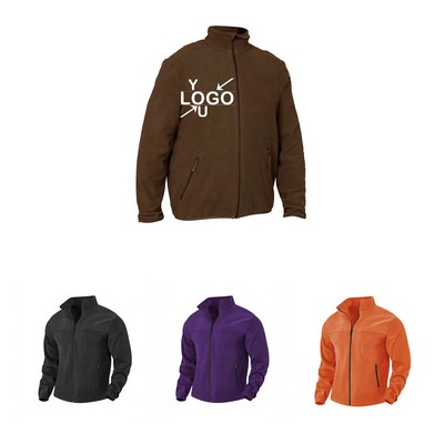 Windproof Lightweight Fleece Zip Jacket
