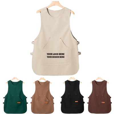 Waterproof Vest Apron W/Pocket