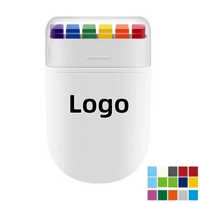 Six Color Rainbow Face And Body Paint Crayon