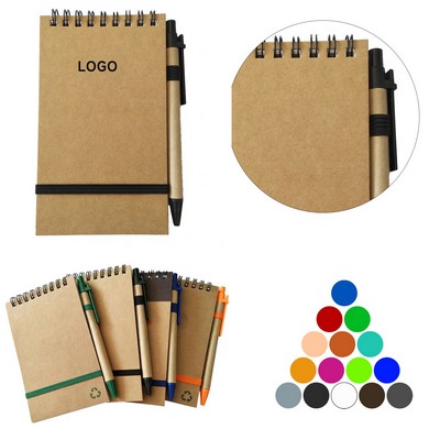 Spiral Notebook w/Pen