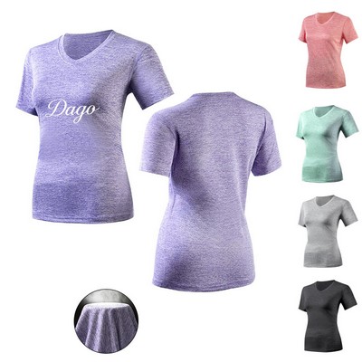 Women's Quick-Dry Sports Short Sleeve