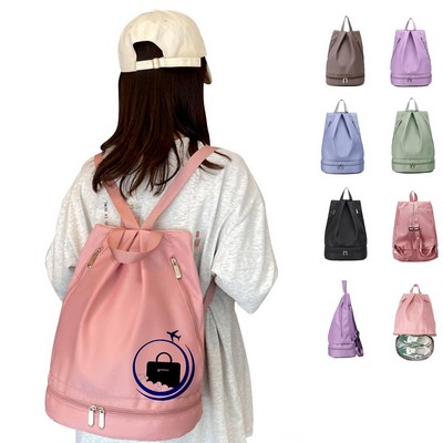 Dry Wet Separation Waterproof Swim Backpack