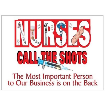 Nursing Slogan Photo Hand Mirror (2"x3")