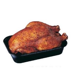 Chicken Executive Magnet w/ Full Magnetic Back (6 Square Inch)
