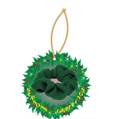 Scrunchie Executive Wreath Ornament w/ Mirrored Back (12 Square Inch)