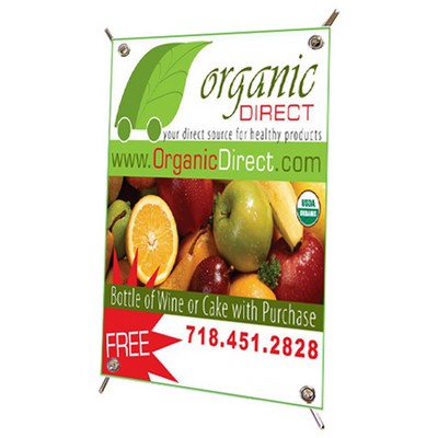 Mini Banner w/Pop-up Stand