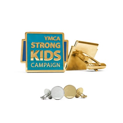 Cuff Links w/Classic Lapel Pin (up to 0.75")