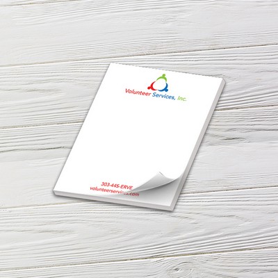 Full-Color Notepads - 100 Sheets (4" x 5")