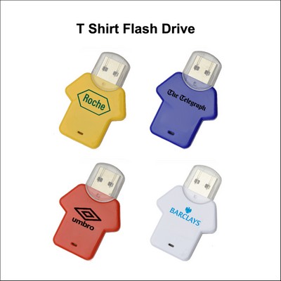 T Shirt Flash Drive - 4 GB Memory