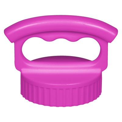 Lipstick Pink Wide Mouth 3-Finger Lid