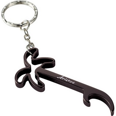 Palm Tree Shaped Bottle Opener w/ Keychain & Custom Logo