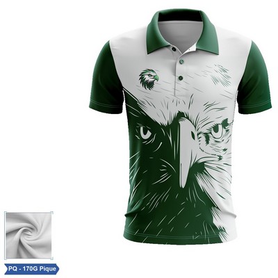 Sublimation RPET Pique Short Sleeve Polo - M/W/K