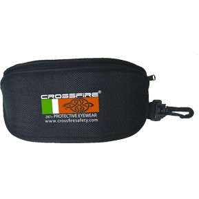 Eyewear Zippered Pouch - Black