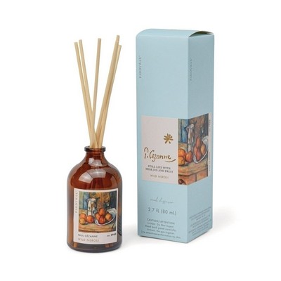 IMPRESSIONIST 80mL GLASS DIFFUSER - CÉZANNE, "STILL LIFE WITH MILK JUG & F