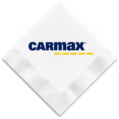 3-Ply White Beverage Napkin, FSC® Certified