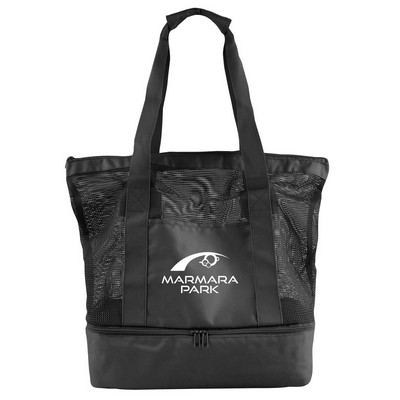RPET Mesh Beach Cooler Tote