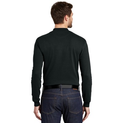 Port Authority Interlock Knit Mock Turtleneck.