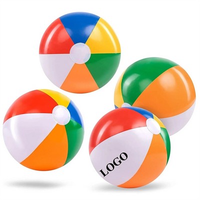 High Inflatable Rainbow Beach Balls