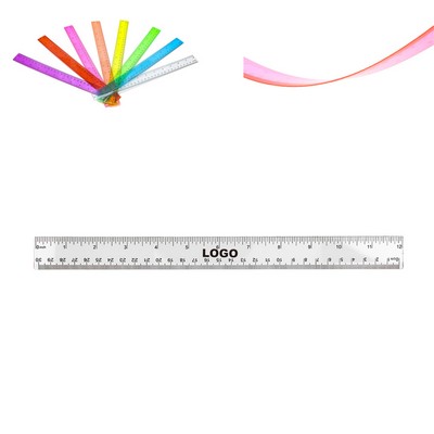12" / 30cm Transparent Plastic Ruler