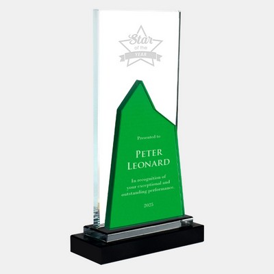 Green Mountain Award with Black Base