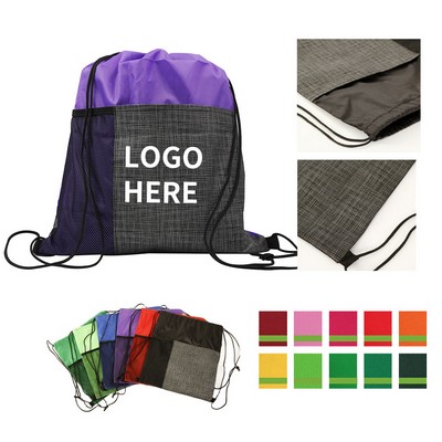 Polyester Foldable Drawstring Bag