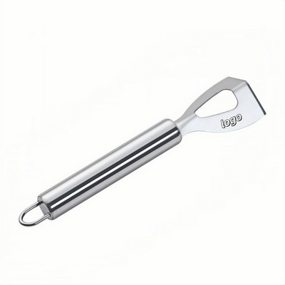 Stainless Steel Butter and Cheese Knife with Angled Blade for Spreading and Serving