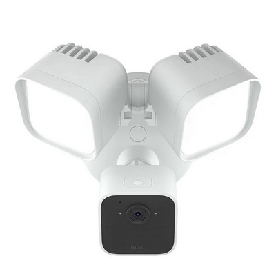 Blink Wired Floodlight Camera with Alexa - White