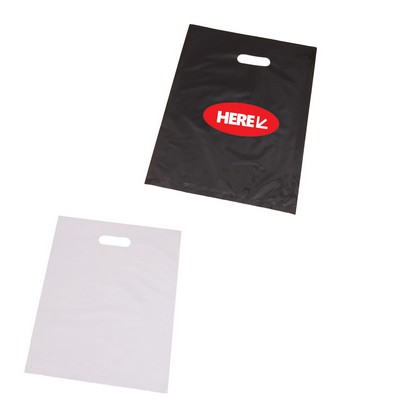 1.75 Mil Fold Over Die Cut Handle Bag