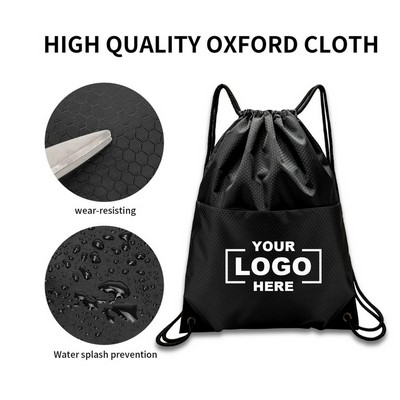 Sports Drawstring Backpack for Gym