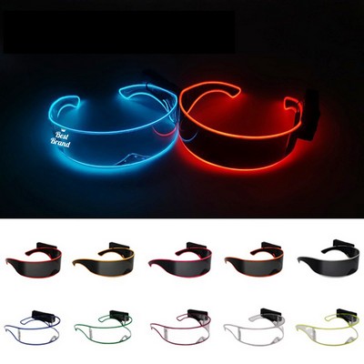 Led Light Up Futuristic Eyeglasses For Party And Events