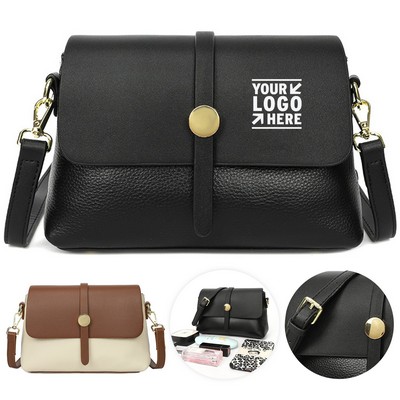 Classic Leather Shoulder Bag