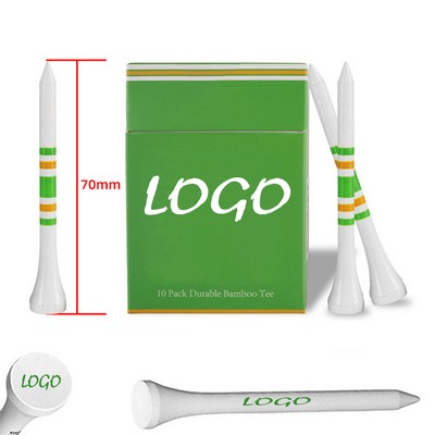 70Mm Cigarette Golf Tees With Logo Print