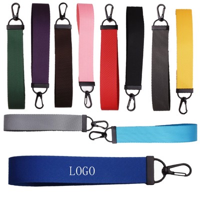 Solid Color Webbing Keychain