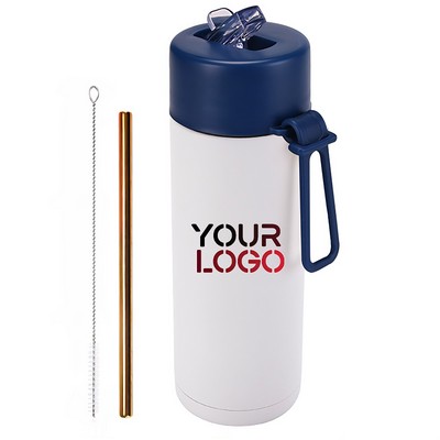 650Ml Sports Water Cup Portable Silicone Handle