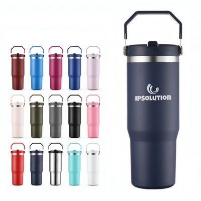 30oz Insulated Stainless Steel Tumbler W/Handle