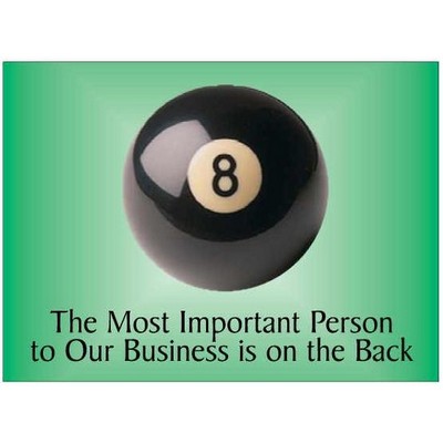 8 Ball Rectangle Photo Hand Mirror (2½"x3½")