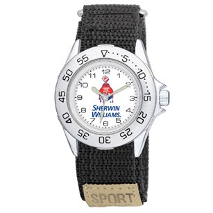 Men's Sport Watch Collection with Black Velcro Strap