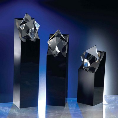 7" Diamond in the Rough Crystal Award