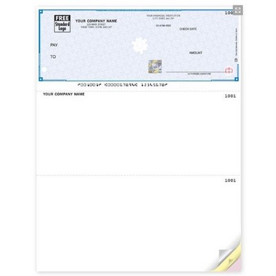 Laser Multi-Purpose Top Checks - Deltek® Compatible, High Security (2 Part)