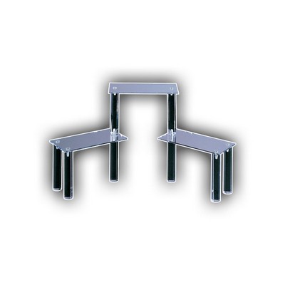 3/8th Beveled Three Shelf Display (10"x19 1/4"x7 1/4")